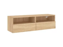 vidaXL TV-Wandschrank Sonoma-Eiche 100x30x30 cm Holzwerkstoff* Schweberegale|Wohnwände