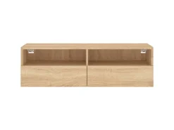 vidaXL TV-Wandschrank Sonoma-Eiche 100x30x30 cm Holzwerkstoff* Schweberegale|Wohnwände