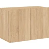 vidaXL TV-Wandschrank Sonoma-Eiche 60x30x41 cm* Wohnwände|TV-Wände