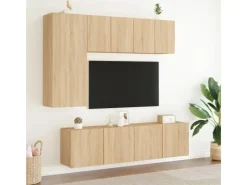vidaXL TV-Wandschrank Sonoma-Eiche 60x30x41 cm* Wohnwände|TV-Wände