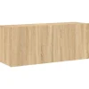 vidaXL TV-Wandschrank Sonoma-Eiche 100x30x41 cm