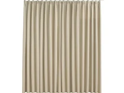 vidaXL Verdunkelungsvorhang mit Haken Beige 290 x 245 cm