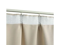 vidaXL Verdunkelungsvorhang mit Haken Beige 290 x 245 cm