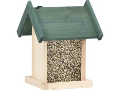 vidaXL Vogelfutterhäuser 4 Stk. Tannenholz