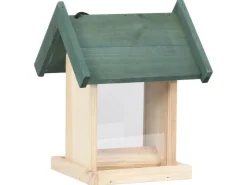 vidaXL Vogelfutterhäuser 4 Stk. Tannenholz