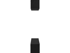 vidaXL Wand TV Schrank 4 Stk Schwarz Eichen-Optik Holzwerkstoff 3393361* TV-Wände