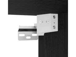 vidaXL Wand TV Schrank Schwarz Eichen-Optik Holzwerkstoff 3393271
