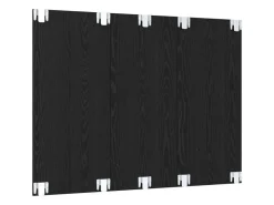 vidaXL Wand TV Schrank Schwarz Eichen-Optik 120 x 23,5 x 90 cm 875187