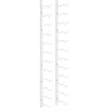 vidaXL Wand Weinregal für 24 Flaschen Weiß Eisen* Flaschenregale