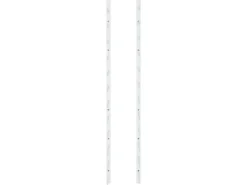 vidaXL Wand Weinregal für 24 Flaschen Weiß Eisen* Flaschenregale