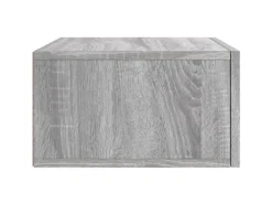 vidaXL Wand-Nachttisch Grau Sonoma 35x35x20 cm Modell 6