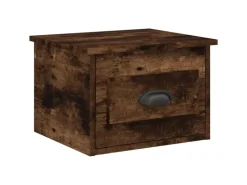 vidaXL Wand-Nachttisch Räuchereiche 41,5x36x28 cm* Schweberegale