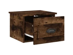 vidaXL Wand-Nachttisch Räuchereiche 41,5x36x28 cm* Schweberegale