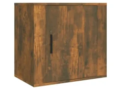 vidaXL Wand-Nachttisch Räuchereiche 50x30x47 cm* Schweberegale