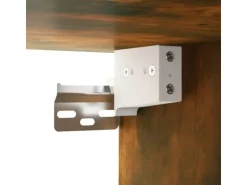 vidaXL Wand-Nachttisch Räuchereiche 50x30x47 cm* Schweberegale