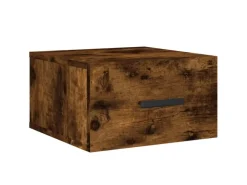 vidaXL Wand-Nachttisch Räuchereiche 35x35x20 cm Modell 3* Schweberegale