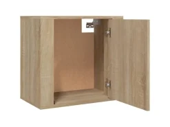 vidaXL Wand-Nachttisch Sonoma-Eiche 50x30x47 cm