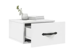 vidaXL Wand-Nachttisch Weiß 35x35x20 cm Modell 2* Wandregale