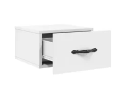 vidaXL Wand-Nachttisch Weiß 35x35x20 cm Modell 2* Wandregale
