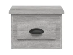 vidaXL Wand-Nachttische 2 Stk Grau Sonoma 41,5x36x28 cm* Schweberegale