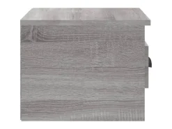 vidaXL Wand-Nachttische 2 Stk Grau Sonoma 41,5x36x28 cm* Schweberegale