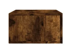 vidaXL Wand-Nachttische 2 Stk Räuchereiche 35x35x20 cm Modell 3* Schweberegale