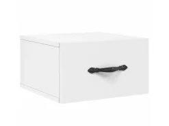 vidaXL Wand-Nachttische 2 Stk Weiß 35x35x20 cm Modell 2