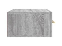 vidaXL Wand-Nachttische 2 Stk Grau Sonoma 35x35x20 cm Modell 1