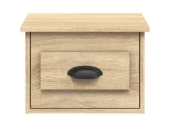 vidaXL Wand-Nachttische 2 Stk Sonoma-Eiche 41,5x36x28 cm* Schweberegale
