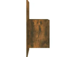 vidaXL Wand-Nachttische 2 Stk Räuchereiche Holzwerkstoff Modell 1* Schweberegale