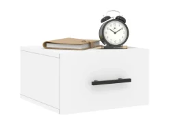 vidaXL Wand-Nachttische 2 Stk Weiß 35x35x20 cm Modell 5* Schweberegale