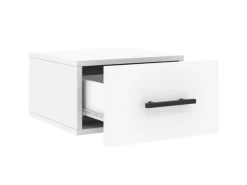 vidaXL Wand-Nachttische 2 Stk Weiß 35x35x20 cm Modell 5* Schweberegale