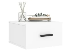 vidaXL Wand-Nachttische 2 Stk Weiß 35x35x20 cm Modell 3