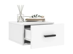 vidaXL Wand-Nachttische 2 Stk Weiß 35x35x20 cm Modell 3