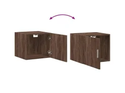 vidaXL Wandschrank Braun Eichen-Optik 45x42,5x40 cm Holzwerkstoff 846109