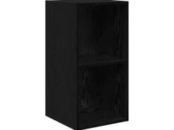 vidaXL Wand-TV-Schrank 4 Stk Schwarz Eichen-Optik 37 x 37 x 72 cm 3393562* TV-Wände