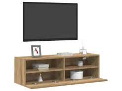 vidaXL Wand-TV-Schrank 2 Stk Artisan-Eiche 100x30x30cm Holzwerkstoff 862191* TV-Wände