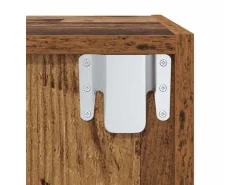 vidaXL Wand-TV-Schrank 4 Stk 37 x 37 x 107,5 cm Holzwerkstoff 3393534