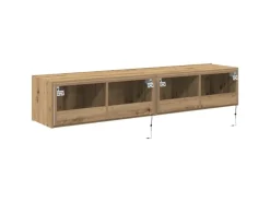 vidaXL Wand-TV-Schrank Eiche Handwerklich 80 x 35 x 31 cm Holzwerkstoff 863107* TV-Wände