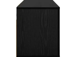 vidaXL Wand-TV-Schrank Schwarz Eichen-Optik 100 x 34,5 x 40 cm 881155