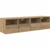 vidaXL Wand-TV-Schränke 2 Stk Artisan-Eiche 60 x 30 x 30 cm Holzwerkstoff 882925* TV-Wände