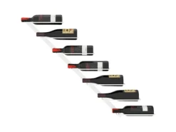 vidaXL Wand-Weinregal für 7 Flaschen Weiß Metall* Flaschenregale