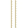 vidaXL Wand-Weinregal für 12 Flaschen Golden Eisen