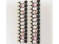 vidaXL Wand-Weinregale für 12 Flaschen 2 Stk. Schwarz Eisen* Flaschenregale
