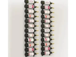 vidaXL Wand-Weinregale für 12 Flaschen 2 Stk. Schwarz Eisen* Flaschenregale