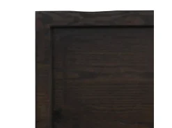 vidaXL Waschtischplatte Dunkelgrau 100x50x4 cm Massivholz Behandelt* Regale Massivholz