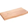 vidaXL Waschtischplatte Hellbraun 60x30x4 cm Massivholz Behandelt* Holzregale