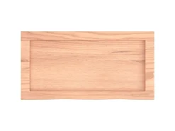 vidaXL Waschtischplatte Hellbraun 60x30x4 cm Massivholz Behandelt* Holzregale