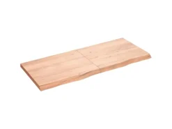 vidaXL Waschtischplatte Hellbraun 120x50x4 cm Massivholz Behandelt* Regale Massivholz