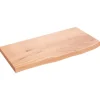 vidaXL Waschtischplatte Hellbraun 60x30x2 cm Massivholz Behandelt* Regale Massivholz